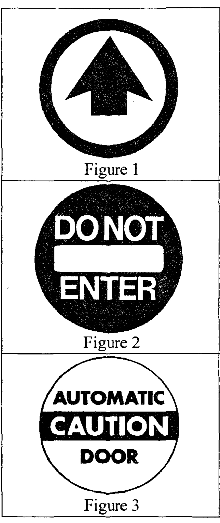 ANSI CAUTION Door may open suddenly Sign with Symbol ACE-25176