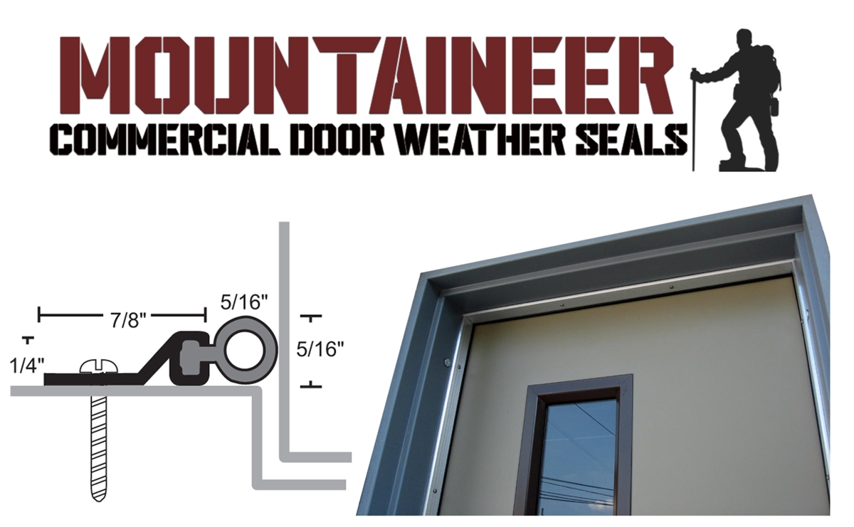 Commercial Wood Door & Frame Perimeter Seal Kit | Door Jamb Weather  Stripping