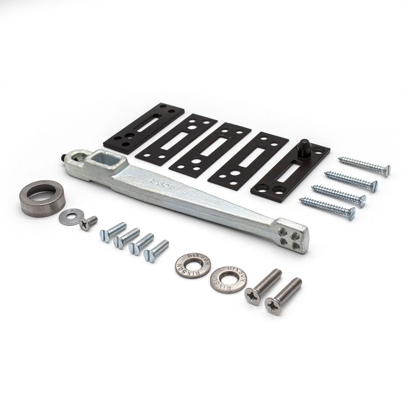 Rixson Bottom Arm Assembly With Shims And Centering Screw, Aluminum 